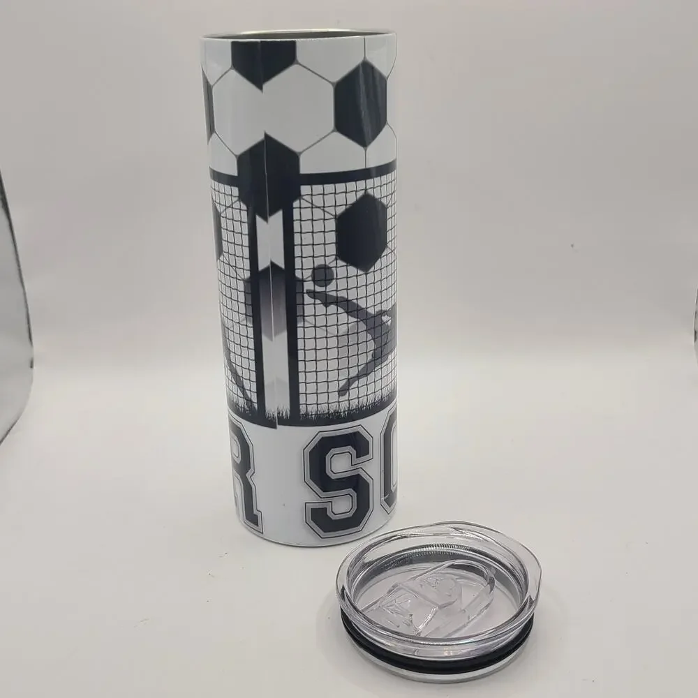 Soccer Ball, Goal - 20 oz Tumbler SUBLIMATION DESIGN